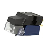 Audio Technica VM520EB Dual Moving Magnet Phono Cartridge with Elliptical Stylus 1/2" Mount includes mounting hardware (Black/Blue)