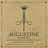 Augustine 650457 Corde per Chitarra Classica, Etichetta Imperial, Set Cantini Precision-Round High Tensione, Corde Basse Light Tensione, Muta Oro