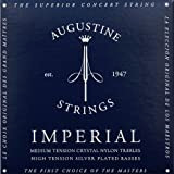 Augustine 650477 Corde per Chitarra Classica, Etichetta Imperial, Set Cantini Precision-Round High Tensione, Corde Basse High Tensione, Muta Blu