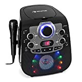 Auna Starmaker 2.0 - Impianto Per Karaoke, Funzione Bluetooth, Porta Usb, Lettore CD Adatto a CD, CD+G, CD-Rw, Incl. Microfono, ...