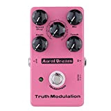 Aural Dream Truth Modulation Guitar effect pedal provides 8 Modulation effects including Flanger Chorus Pitchshift Tremolo Phaser Vibrato Ring effect,True ...