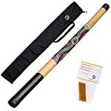 Australian Treasures - DIDGERIDOO NATURAL: didgeridoo + cera vergine + sacchetto didgeridoo