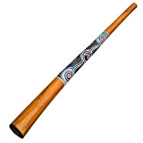 Australian Treasures - DIDGERIDOO NATURAL PAINT: Didgeridoo dipinto con pittura a punti