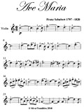 Ave Maria Schubert Easy Violin Sheet Music (English Edition)