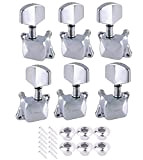 AYUBOUSA 3x3 Guitar Semi-closed Tuners 3R3L String Tuning Pegs Keys Machine Heads Set for Epiphone Les Paul Style Electric Guitar ...
