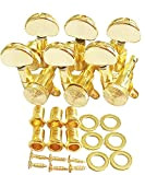 AYUBOUSA Pro 3x3 Guitar Locking Tuners String Tuning Pegs Keys Machine Heads Set for Les Paul Style Electric or Acoustic ...