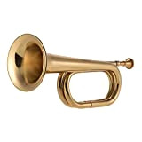 B Flat Bugle Call Tromba Ottone Materiale con Boccaglio per School Band Cavalleria Principiante Miltary Orchestra