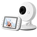 Baby Camera Security Monitor Lettore video musicale digitale con sensore di temperatura(100-240V European standard)