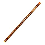 Bamboo Flute Instrument Red Line Instruments Traditional Handmade Instrument Easy to Learn (Color : C Key) (D Key)