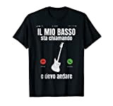 Bassista Vintage Basso Elettrico Divertente Regalo Maglietta