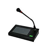 Ben & Fellows 520104 Microfono da tavolo di paginazione della rete SIP del collo d'oca con il touch screen per ...