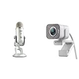 Blue Microphones Logitech StreamCam per Streaming Live e Creazione di Contenuti Yeti Professional Multi-Pattern USB Mic for Recording and Streaming ...