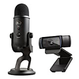 Blue Microphones Yeti e Logitech C920 HD Pro - Kit webcam e microfono per un audio e un look professionali ...