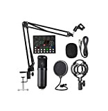 BM800 Condenser Kit microfono Kit V8 Sound Sound Scheda Microfono Set di condensatore per lo streaming
