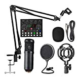 BM800 Condenser Microphone Kit V8 Connexion audio Condenseur Microphone Ensemble de Streaming, K Microphone K