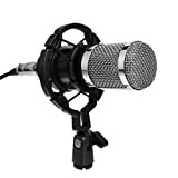 Bm800 Microfono a condensatore - BM800 Microfono a condensatore dinamico Studio audio Microfono di registrazione audio con supporto antiurto per ...