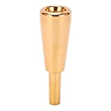 Bocchino per Tromba, Strumento per Bocchino per Tromba per Impieghi Gravosi in Metallo di Dimensioni 3C(Oro)