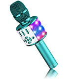 BONAOK Magic Sing Microfono Karaoke Wireless, Microfono Cambia Voce Adulti, Microfono Sing 4 in 1, Microfono Karaoke Bluetooth per la ...