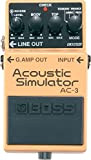 BOSS AC-3 Pedale Acoustic Simulator, quattro modalità di simulazione: Standard, Jumbo, Enhanced, e Piezo