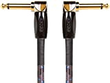 BOSS BIC-1AA Studio Grade Instrument Cable, Patch/pedal cable, right-angle 1/4-inch connectors, 1 ft/30 cm length
