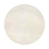 Bqlzr, tamburo in pelle di capra, rotondo, diametro 35 cm, per tamburi bongo/shaman, tamburello africano da 25,4 cm, beige