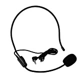 Cablato Microphone, Microfono A Condensatore, Microfono Archetto Professionale Con 3,5 mm Jack Audio Per Presentazione, Discorso, Guida Turistica, Karaoke, Lezione (2 ...