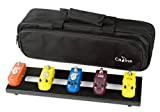 Caline® »CP-107 Mini Pedalboard« Pedaliera Mini Per Effetti Con Custodia Per Il Trasporto Softcase