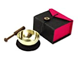 Campana tibetana, mini set regalo con scatola rosa -5079-