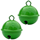 Campanellini Verde (2x 35 mm) Campanelle colorati musicali metallo 16 colori : giganti 35mm grandi 25mm piccoli 15mm, Fai da ...