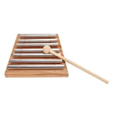 Carillon energetico, strumento musicale a percussione Carillon manuale colore legno 7 toni per la meditazione per lo yoga