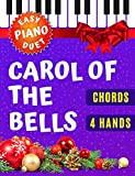 Carol of the Bells I Ukrainian Christmas Carol I 4 Hands Easy Piano Duet Sheet Music for Beginners Kids Adults: ...