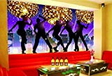Carta Da Parati Murales Per Camere Da Letto 3D Carta Da Parati Autoadesiva Murales Karaoke Bar Ktv Discoteca Fantasy Ballroom ...