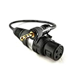 Cavo audio adattatore per microfono 1m SC-AK600-MF-0100 - con mini jack da 3,5 mm su XLR femmina per fotocamere DSLR, ...