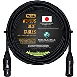 Cavo microfono bilanciato su misura realizzato da Worlds Best Cables, utilizzando Mogami 2549 (nero) e connettori XLR Neutrik NC3MXX-B & ...