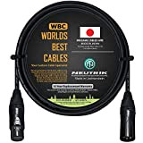 Cavo per microfono bilanciato, realizzato su misura da WORLDS BEST CABLES – utilizzando Mogami 2549 (nero) e connettori XLR Neutrik ...
