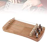 Cetra, strumento musicale in legno, principiante professionista Guqin, allenatore manuale per guzheng, strumento portatile a 6 corde, mini cetra cinese, ...