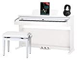 Classic Cantabile DP-50 WM Pianoforte digitale - 88 Tasti con tastiera pesata hammer action - Pianola musicale con USB, 32 ...