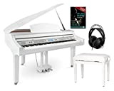 Classic Cantabile GP-A 810 Pianoforte a Coda Digitale - 88 Tasti Tastiera Pesati - Pianola Musicale con USB, MIDI, 256 ...