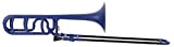 Classic Cantabile MardiBrass Tenore Trombone Sib/Fa in plastica blu opaco