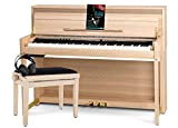 Classic Cantabile UP-1 LA Pianoforte Verticale Digitale - 88 Tastiera pesata - Pianola musicale con USB, MIDI, 256 polifonia, 40 ...