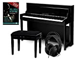 Classic Cantabile UP-1 SH Pianoforte Verticale Digitale - 88 Tastiera pesata - Pianola musicale con USB, MIDI, 256 polifonia, 40 ...