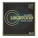 Cleartone CL7611 - Set di corde per acustico, colore: Verde