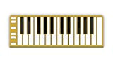 CME KX01U11 - Tastiera musicale portatile, colore: Oro