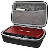 co2CREA Duro Viaggio Caso Copertina per Focusrite 2i2 Scarlett Interfaccia audio USB di terza generazione（solo scatola） (Nero1)