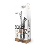 Confezione da 5 ance dure con taglio americano Rico Select Jazz per sassofono baritono, durezza 3