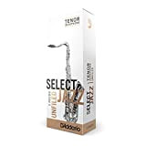 Confezione da 5 Ance Morbide con Taglio Americano Rico Select Jazz per Sassofono Tenore, Durezza 4