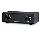 Convertitore stereo XLR bilanciato audio a 3 vie con selezione manuale passiva (interfaccia XLR 3 in 3 OUT)
