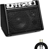 Coolmusic DM20 20W Amplificatore per monitor personale Bluetooth Amplificatore per batteria elettrica Altoparlante, tastiera e altoparlante per chitarra acustica (20W ...