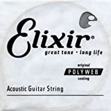 Corda singola per chitarra acustica bronzo 80/20 Elixir® Strings con rivestimento POLYWEB® (.030)