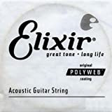 Corda singola per chitarra acustica bronzo 80/20 Elixir® Strings con rivestimento POLYWEB® (.028)